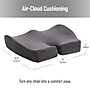Mind Reader Memory Foam Office Chair Ergonomic Orthopedic Cushion, Gray (ORTHOCUSH-GRY)~#|#~F5FCE1C8-2886-47CD-8F253342D466EC75_sc7