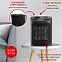 Brentwood 1500-Watt 5000 BTU Portable Ceramic Electric Heater and Fan, Black (H-C1603BK)~#|#~F5FEEA7D-CA71-42D6-BD2579EB35F181E1_sc7
