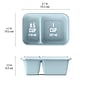 bentgo Bentgo Prep 2-Compartment Snack Container Bento Box, Sky, 12 oz., 10/Pack (BGPRSNK-SK)~#|#~F5FFE31F-7B33-4E8F-8730BC7F6D847CAF_sc7