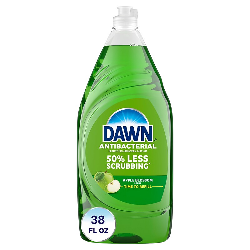 Dawn Ultra Antibacterial Liquid Hand Soap, Apple Blossom, 38 oz. (01134/91092) image 1