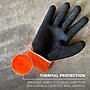 Ergodyne ProFlex 7401 Winter Work Gloves, Fleece Lined, Latex Coated Palm, 13 Gauge, A5 Cut Level, Orange, XXL, 12/Pack~#|#~F6042736-030F-4508-BBA4AE3EC43F3708_sc7