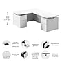 Bush Business Furniture Stratus 60"W Electric L-Shaped Adjustable Standing Desk with Drawers, White (SUT017WH)~#|#~F609462B-2C6D-465F-AA1D9BAFBFF9FF7B_sc7