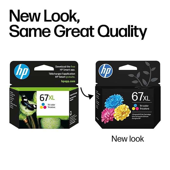 HP 67XL Tri-Color High Yield Ink Cartridge (3YM58AN#140) | Staples