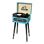 Victor Andover Dual-Bluetooth Belt-Drive 5-in-1 Suitcase-Style Record Player with Legs, Turquoise (VWRP-3200-TQ)~#|#~F60DF120-9255-4D59-B7C86AB105CF1C54_sc7