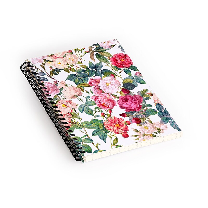 DENY Designs Rose Garden VII 1-Subject Professional Notebooks, 5.5" x 8.25", Dotted, 60 Sheets (81863-NOBS01) image 1