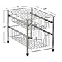 Household Essentials Metal Organizers, Silver (1239-1) ~#|#~F610C5EB-B499-4D1D-9C5590E650C9D043_sc7