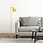Simple Designs Sleek Essentials 54.72" Metal Floor Lamp with Round Shade, Yellow (LF1051-YLW)~#|#~F6168080-DB68-4A00-AFF2DC28742DD2A3_sc7