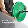 Sunny Health & Fitness Elite 2" Rubber Olympic Weight Plates, 25 lbs., Green, 2/Set (SF-OP01-25)~#|#~F61A9FEC-213A-45C4-903D861A8BB35E3F_sc7