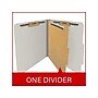 Medical Arts Press Pressboard Classification Folder, 1 Divider, 2" Expansion, Letter Size, Gray, 10/Box (DV-T42-14-3GRY)~#|#~F61EE57A-4B06-41AC-819576F4B8A040A7_sc7