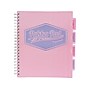 Pukka Pad Pastels 5-Subject Notebooks, 8.5" x 11", Ruled, 100 Sheets, Assorted Colors, 3/Pack (8867-PST)~#|#~F61F7F66-2146-458D-96258F33DBAAB504_sc7