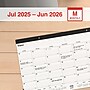 2025-2026 Staples 18" x 11" Academic Monthly Desk Pad Calendar, Black (ST17004-25)~#|#~F623352E-6DC7-4AE1-9370AFE557AD4989_sc7