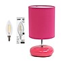 Simple Designs 10.24" LED Table Lamp, Pink (LT2005-PNK-LB)~#|#~F624DB0C-6E5A-419B-AF7B61B5B029528E_sc7