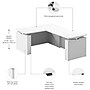 Bush Business Furniture Stratus 60"W Electric L-Shaped Adjustable Standing Desk, White (SUT013WH)~#|#~F62542C0-EAEE-4A45-89597AEADCF95FC8_sc7