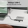 Plugable 4-in-1 USB-C Hub with 4K HDMI, 100W, Silver (USBC-4IN1)~#|#~F6279CA9-0473-4918-8CDFBDCEB0423DEC_sc7