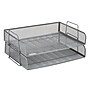 Mind Reader 2-Tier Stackable Paper Desk Tray, Metal, Silver, 2/Pack (DSTACK2-SIL)~#|#~F62C3998-516C-4D5A-ADF8972F88903812_sc7