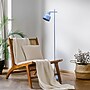 Simple Designs Sleek Essentials 54.72" Metal Floor Lamp with Round Shade, Blue (LF1051-BLU)~#|#~F62F9683-C79D-43CB-82E18213F3AD3919_sc7