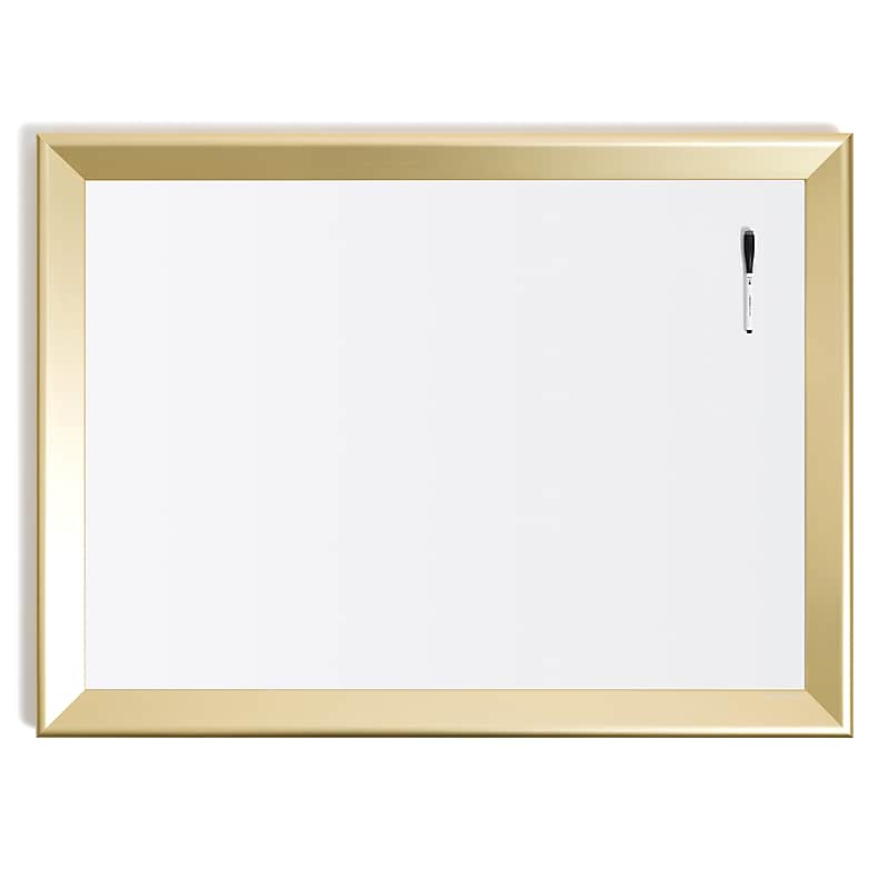 U Brands Magnetic Painted Steel Dry-Erase Whiteboard, Aluminum Frame, 4' x 3' (2017U00-01) image 1