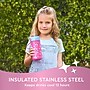 bentgo Stainless Steel Double Wall Insulated Water Bottle, 14 oz., Rainbows & Butterflies/Periwinkle Dream, 2/Pack~#|#~F63ACDAD-C5A3-4656-B23E3856EB902738_sc7