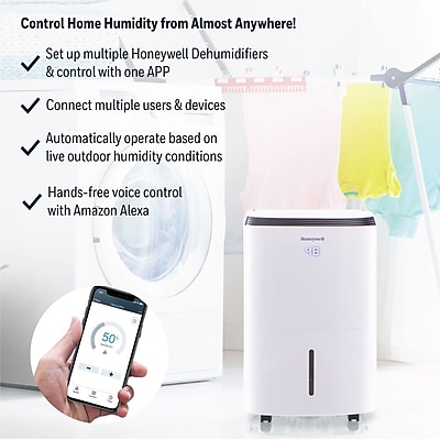 Honeywell Smart 70-Pint Portable Dehumidifier - Thumbnail 5