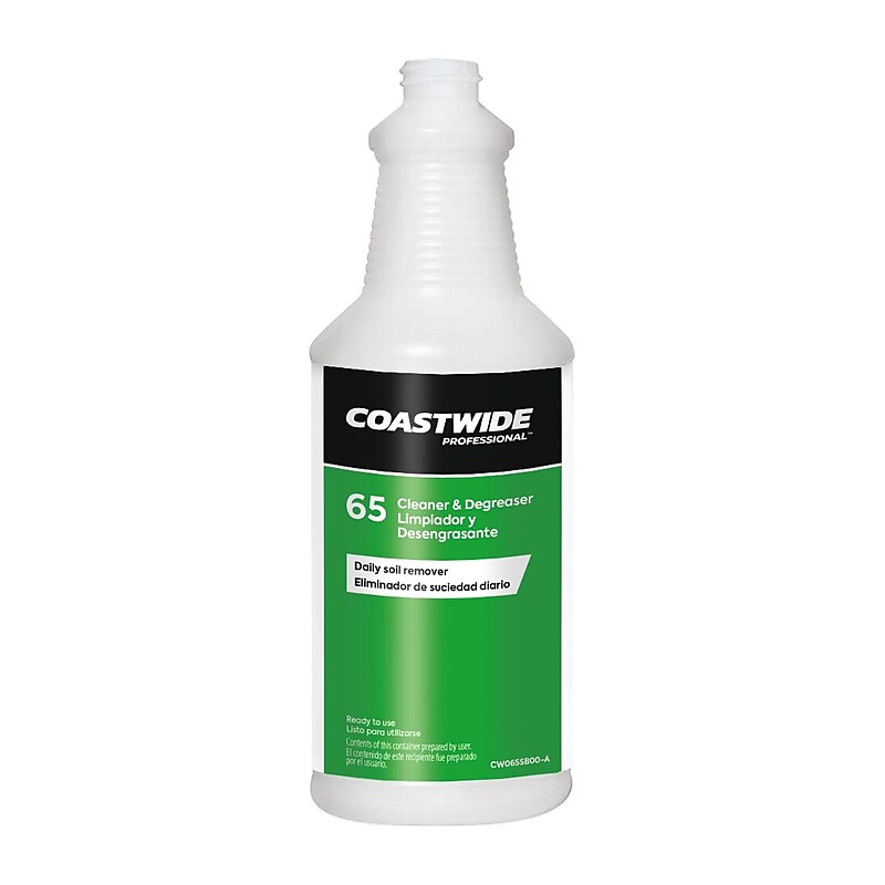 Coastwide Professional™ 65 Heavy-Duty 32 Oz. Spray Bottle, Green (CW6500SB-A) image 1