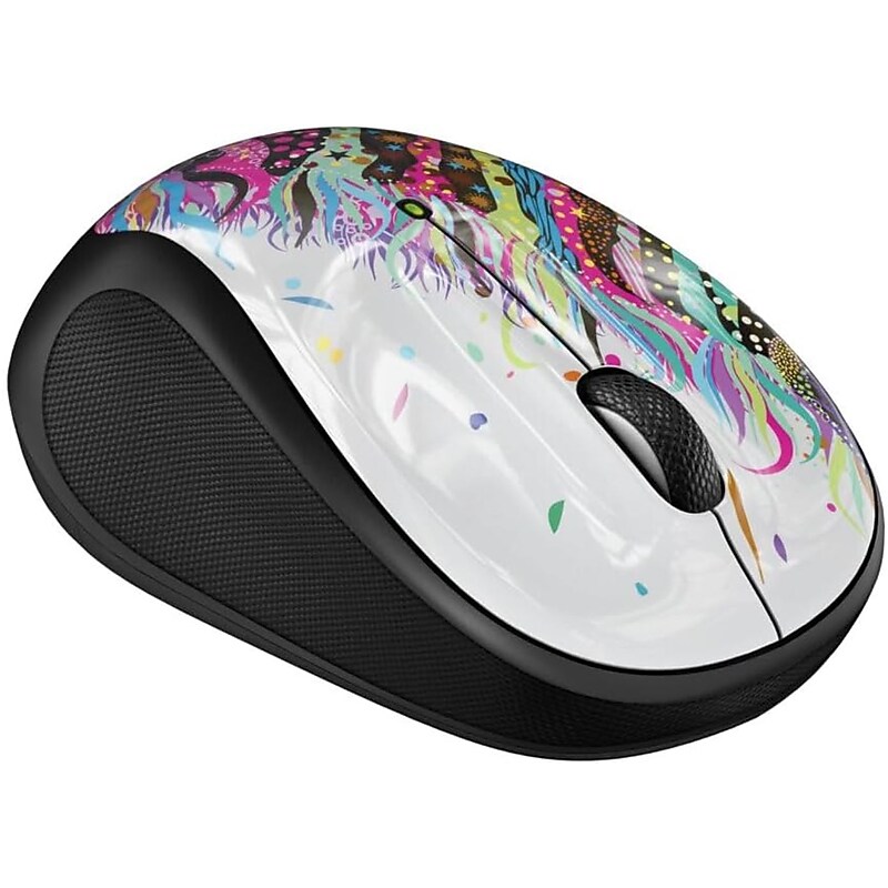 Logitech M325S Wireless Ambidextrous Optical 2.4 GHz Mouse, Celebration Black (910-007525) image 1