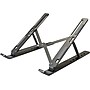 Amer 10" x 6" Aluminum Folding Laptop Stand, Dark Gray (AMRNS02DG)~#|#~F64407B7-8C2E-4B76-85293DC9DD5DAC6B_sc7
