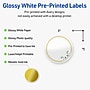Avery Laser/Inkjet Circle Multipurpose Labels, 3" Dia., White, 60/Pack (S00-DMR)~#|#~F6478929-158A-4658-AB18E6A6BDAE10C3_sc7