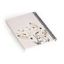 DENY Designs White Peonies 1-Subject Professional Notebooks, 5.5" x 8.25", Dotted, 60 Sheets, Multicolor (81139-NOBS01)~#|#~F648F277-F159-4D6F-9C59336B3C27C76A_sc7