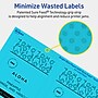 Avery Laser/Inkjet Multipurpose Rectangle Labels, 5" x 3.5", Bright Blue, 80/Pack (94256)~#|#~F6491660-44D2-4329-BB3EAE99787E4FD8_sc7