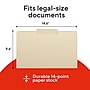 Staples File Folders, Legal Size, 1/3‑Cut Tabs, Assorted Positions, Manila, Durable Paper Stock, 50/Pack~#|#~F64B57D8-64B1-4E22-95E03C2E69E53759_sc7