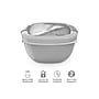 bentgo Salad Container, Gray, 54 oz. (BGOSAL-Y)~#|#~F64BDABC-F6C7-4EFE-9E7A83DBC10CF7BA_sc7