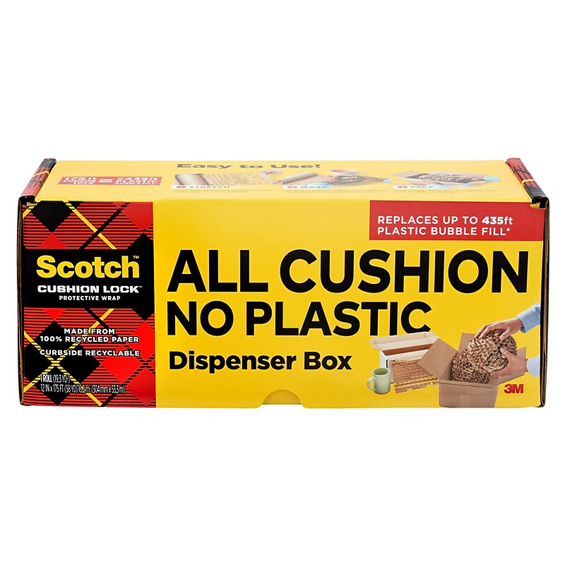 Scotch Cushion Lock Protective Wrap, 12 in x 175 ft (PCW-12175-DB) image 1