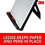 3M Document Stand with Clip & Guide Bar, Black (DH340MB)~#|#~F650F573-7E6C-441A-A2A1ABEE840B69C7_sc7