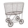 Storied Home 1-Section Rolling Laundry Basket, Metal, Bronze (EC0219)~#|#~F655D184-052C-4CE9-A7F6DEB78EA5DC69_sc7