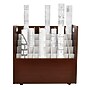 AdirOffice 50-Slot Mobile Roll File, 28.5"H x 30"W x 15.75"D, Mahogany, 2/Pack (626-MA-2PK)~#|#~F65702A5-460F-40F3-AC9F2C2A0E4D4B5F_sc7