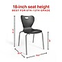 Staples Polypropylene 18" Student Chair, Black, 4/Box (ST63540)~#|#~F65DC41D-ECCA-497F-ABE667AF1195737D_sc7