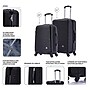 InUSA Royal 2-Piece Hardside Spinner Luggage Set, TSA Checkpoint Friendly, Black (IUROY0SM-BLK)~#|#~F65DF042-70F8-45B0-8F9EC9C69EF146A8_sc7