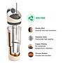 ASOBU Cosmic Stainless Steel Double Wall Insulated Water Bottle, 32 oz., White, (ADNABF77W)~#|#~F6606ED4-1CB6-4755-ACBD64C2766D9A96_sc7