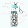 bentgo Puupy Love Water Bottle, 15 oz., Multicolored (BGKDWB1-PPY)~#|#~F6674002-5C6D-4D62-B29079318FDAB5D9_sc7