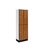 Alpine Industries 72" 2-Tier 2-Column Storage Locker, Oak (701-O-2-SPO-WTD)~#|#~F670055B-228A-42A8-8FCFFB45C1F0B420_sc7