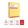 Staples 110 lb. Cardstock Paper, 8.5" x 11", Canary, 250 Sheets/Ream (49704)~#|#~F6702C7F-9ECD-43C6-B36992C8E7CBB24C_sc7