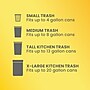 Glad ForceFlex Tall Kitchen Drawstring Trash Bags, 13 Gallon, Fresh Clean scent with Febreze Freshness, 80/Box(78534)~#|#~F671104C-F7CD-4E32-94DB0DA30D57DED0_sc7