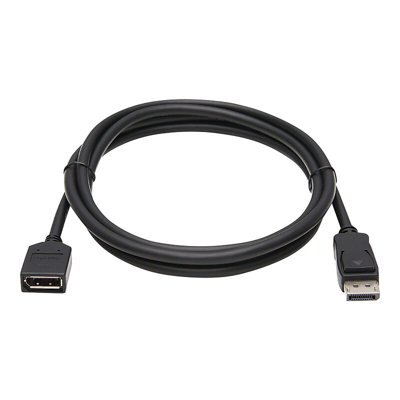 4XEM 6' Display Port Video Monitor Cable, Black (4XDPEXT6) image 1
