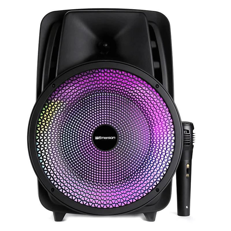 Emerson Bluetooth Portable  Party Speaker, Black (EDS-8000) image 1