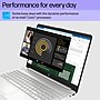 HP 15.6" Laptop, Intel Core i3-1215U, 8GB RAM, 256GB SSD, 8.5 hours + Battery, Windows 11, Natural Silver (8J0Z6UA#ABA)~#|#~F67C49BA-D20B-4F8A-ACD7F2D7DB9ED624_sc7