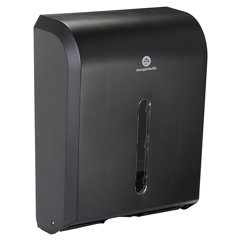 Georgia-Pacific Combi-Fold Vista Folded Paper Towel Dispenser, Black (56650A) image 1