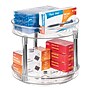 iDESIGN 2-Tier Rotating Desktop Lazy Susan Organizer, Clear/Chrome (40109)~#|#~F68EB82F-CFE9-4ABC-8962A447CF8D4A71_sc7