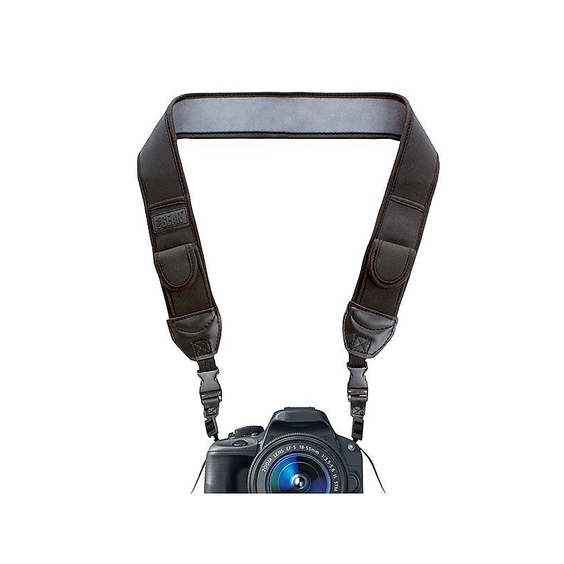 USA Gear TrueSHOT Camera Strap, Black (GRCMMS0100BKEW) image 1