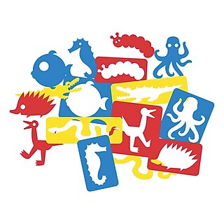 Cra-Z-Art Mini Magna Doodle Magnetic Drawing Toy, Blue/Orange