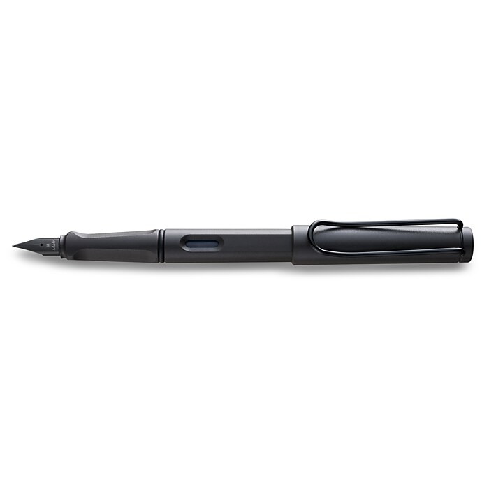 Lamy safari Fountain Pen, Medium Nib, Charcoal (L17M) | Staples